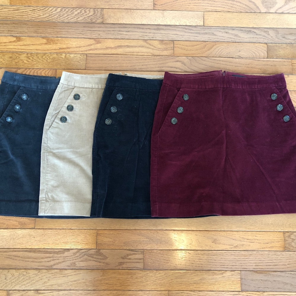 Banana Republic Corduroy Skirts